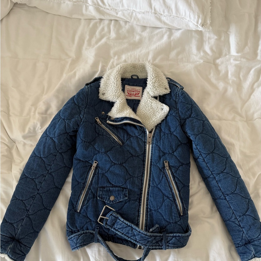 Levi’s denim Sherpa Trucker Jacket